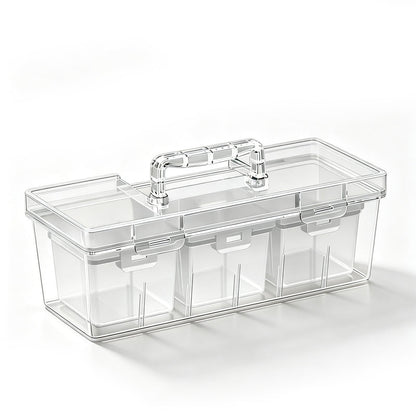 Portable Clear Card Storage Box
