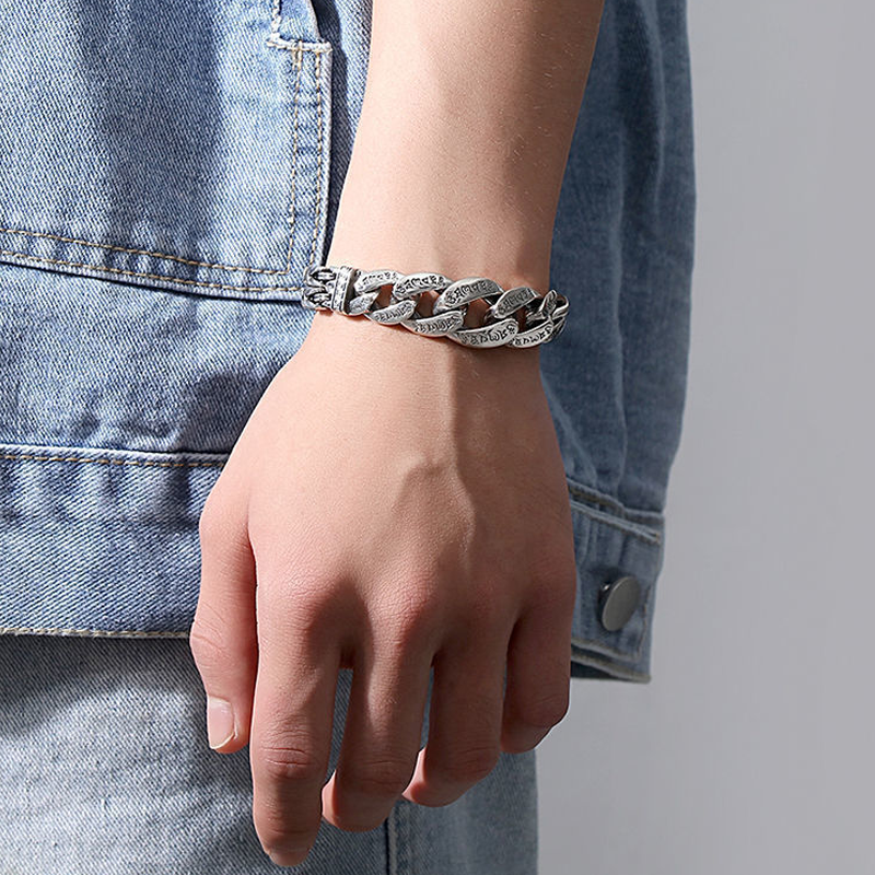 📢📢50% OFF !! ⏰Men's Retro Six-Syllable Mantra Bracelet