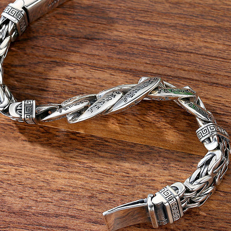 📢📢50% OFF !! ⏰Men's Retro Six-Syllable Mantra Bracelet