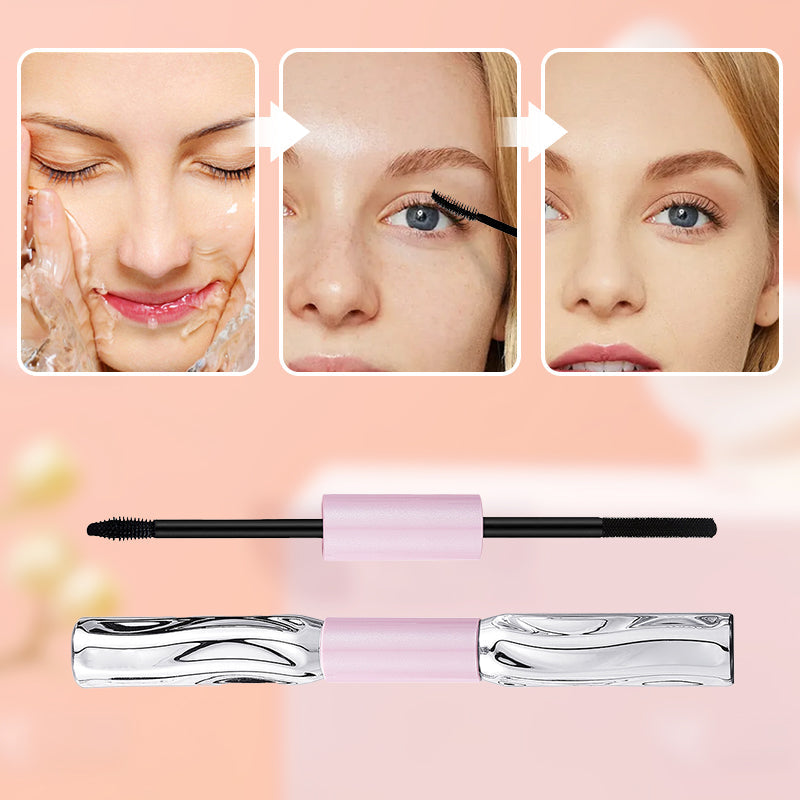 ✨2-in -1 Long-Lasting Volumizing and Curling Mascara
