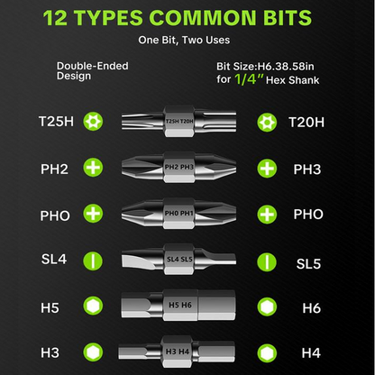 35-in-1 Precision Electric Screwdriver Set