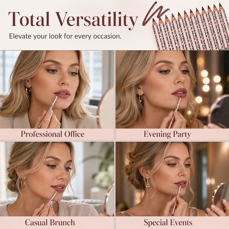 12-Color Matte Lip Liner Set