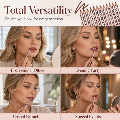 12-Color Matte Lip Liner Set