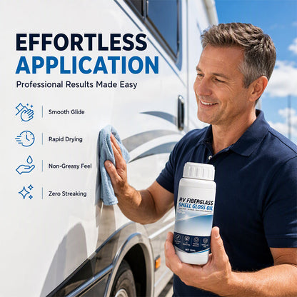 ✨RV Fiberglass Gloss Oil Shine Restorer – UV‑Protective, Easy‑Apply, Long‑Lasting