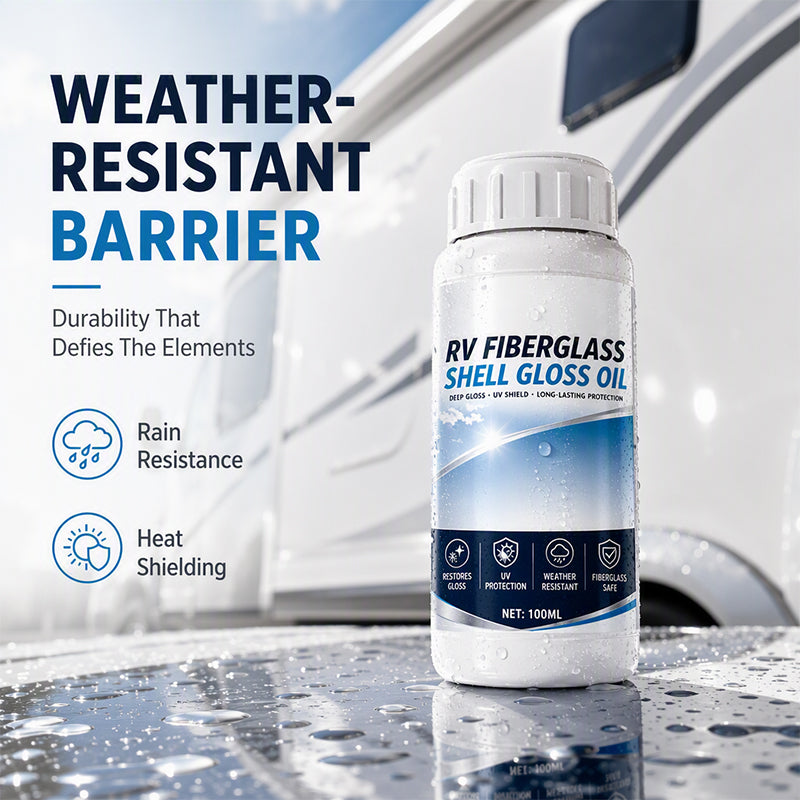✨RV Fiberglass Gloss Oil Shine Restorer – UV‑Protective, Easy‑Apply, Long‑Lasting
