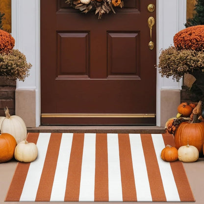 Simple Striped Non-Slip Door Mat