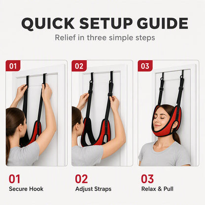 Over Door Cervical Traction Device for Neck Pain Relief