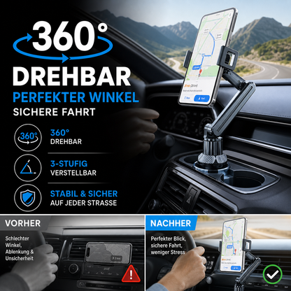 ⏳Time-Limited Special⏰360° Rotatable and Adjustable Car Cup Holder