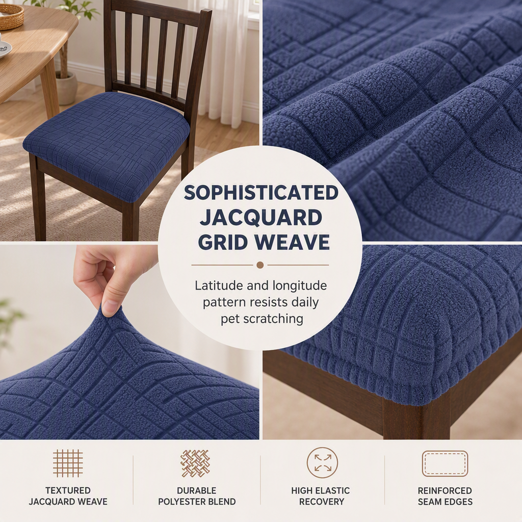 ⏳Time-Limited Special⏰🪑Elastic Dining Chair Seat Cover — Snug-Fit, Stain-Resistant, Stylish
