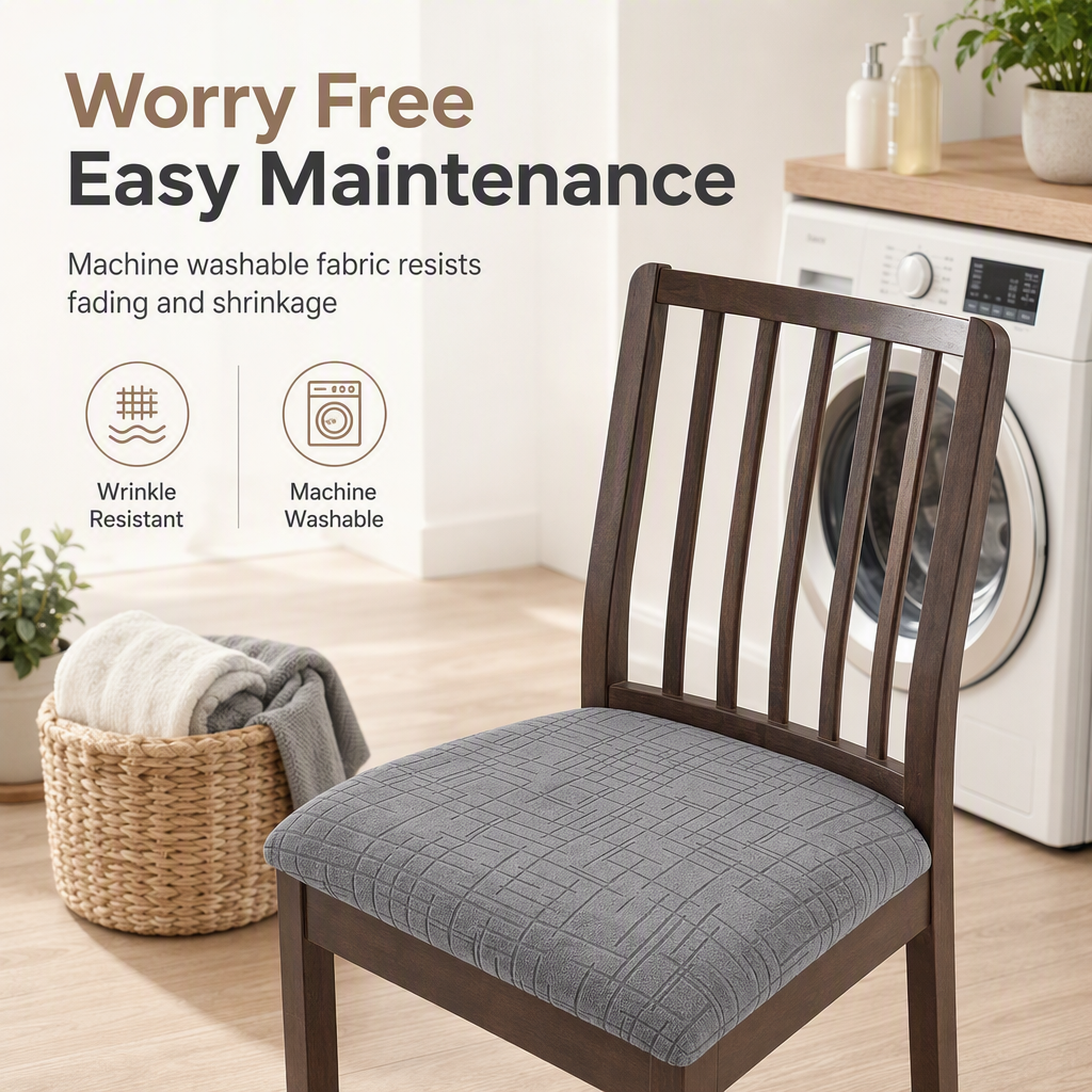 ⏳Time-Limited Special⏰🪑Elastic Dining Chair Seat Cover — Snug-Fit, Stain-Resistant, Stylish