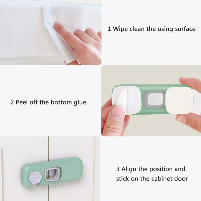 🔥Buy 1 Get 1 Free (2 PCS)💥Multifunctional Child Proof Refrigerator Locks