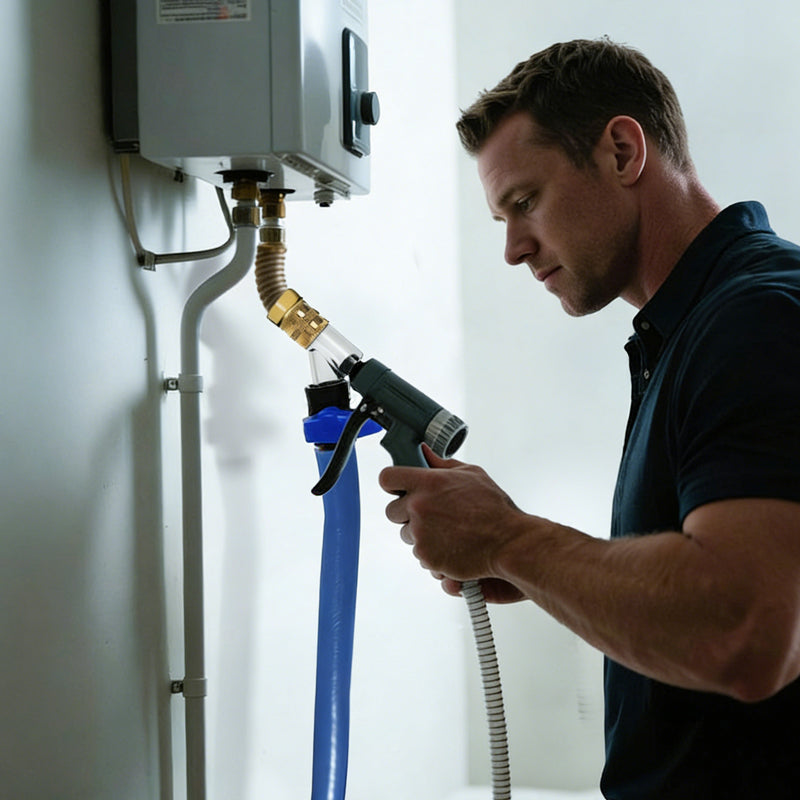 No-Disassembly Water Heater Descaling Tool