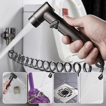 1-In-2-Out Dual Control Valve & Bidet Sprayer Set