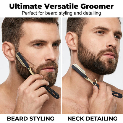 Manual Foldable Straight Razor Holder