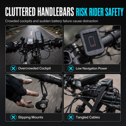 🚴 LIMITED-TIME 50% OFF! ⚡ Bicycle Handlebar Extender – Extra Space & USB Charging Function ✨