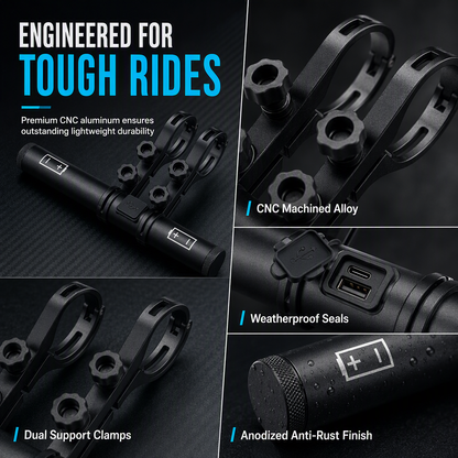 🚴 LIMITED-TIME 50% OFF! ⚡ Bicycle Handlebar Extender – Extra Space & USB Charging Function ✨