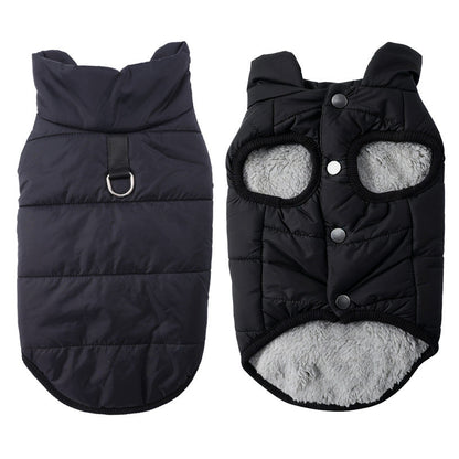 🐾 LIMITED-TIME 50% OFF! ✨ Hooded Dog Coat – Fleece-lined, Windproof 🧥