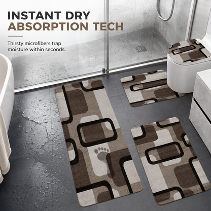 Step Into Luxury Instantly! No-Slip Cloud-Soft Bath Mat