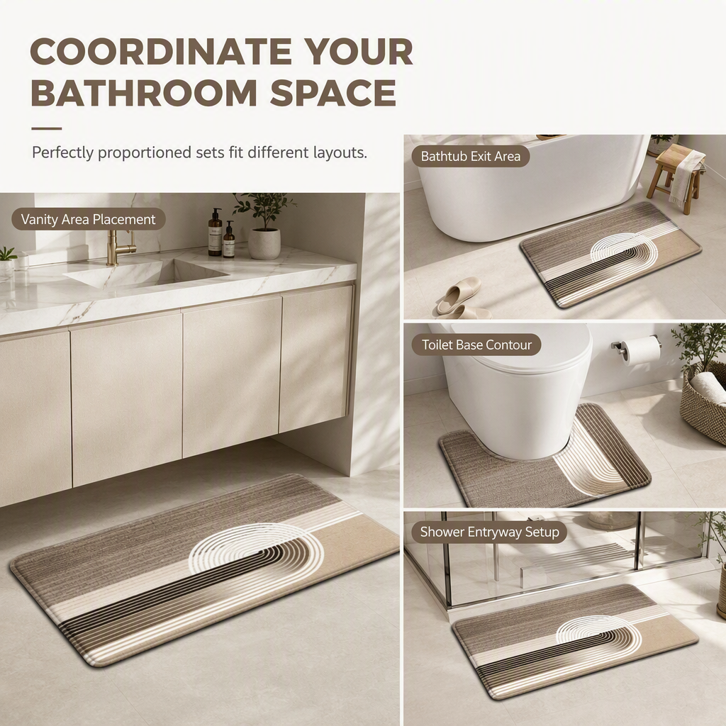 Step Into Luxury Instantly! No-Slip Cloud-Soft Bath Mat