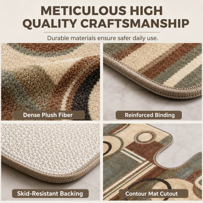 Step Into Luxury Instantly! No-Slip Cloud-Soft Bath Mat