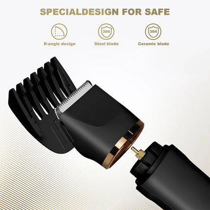 ✂️ LIMITED-TIME 50% OFF! ✨ 3-in-1 Electric Beard Trimmer with Base – Gentle, Quiet, Multi-use 🧔