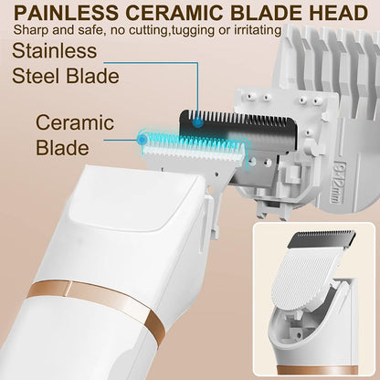 ✂️ LIMITED-TIME 50% OFF! ✨ 3-in-1 Electric Beard Trimmer with Base – Gentle, Quiet, Multi-use 🧔