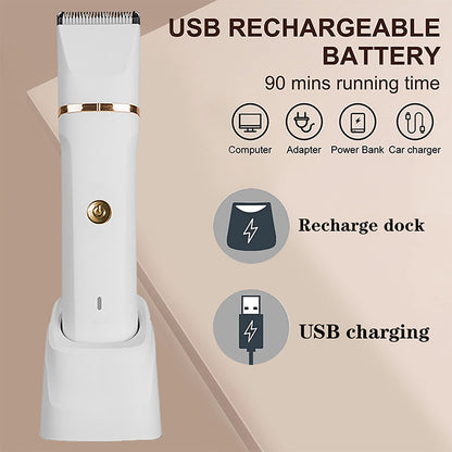 ✂️ LIMITED-TIME 50% OFF! ✨ 3-in-1 Electric Beard Trimmer with Base – Gentle, Quiet, Multi-use 🧔