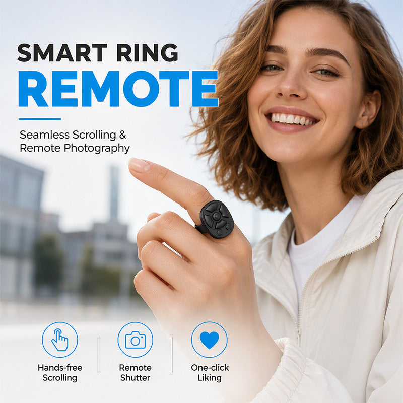 ⏳Time-Limited Special⏰Multifunctional Bluetooth Ring Remote Control📱