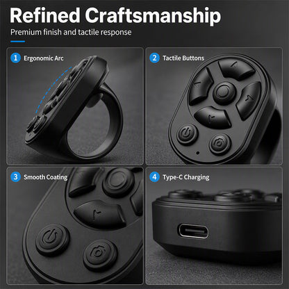 ⏳Time-Limited Special⏰Multifunctional Bluetooth Ring Remote Control📱