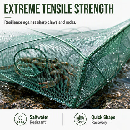 🎣Collapsible Fishing Trap Net with Multi Entrances
