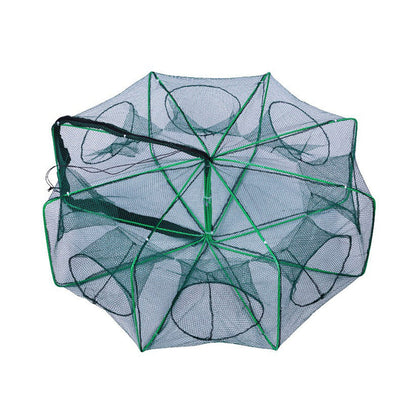 🎣Collapsible Fishing Trap Net with Multi Entrances