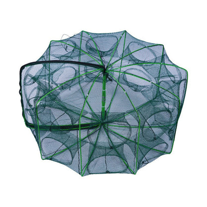 🎣Collapsible Fishing Trap Net with Multi Entrances