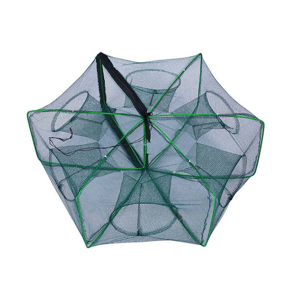 🎣Collapsible Fishing Trap Net with Multi Entrances
