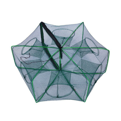 🎣Collapsible Fishing Trap Net with Multi Entrances