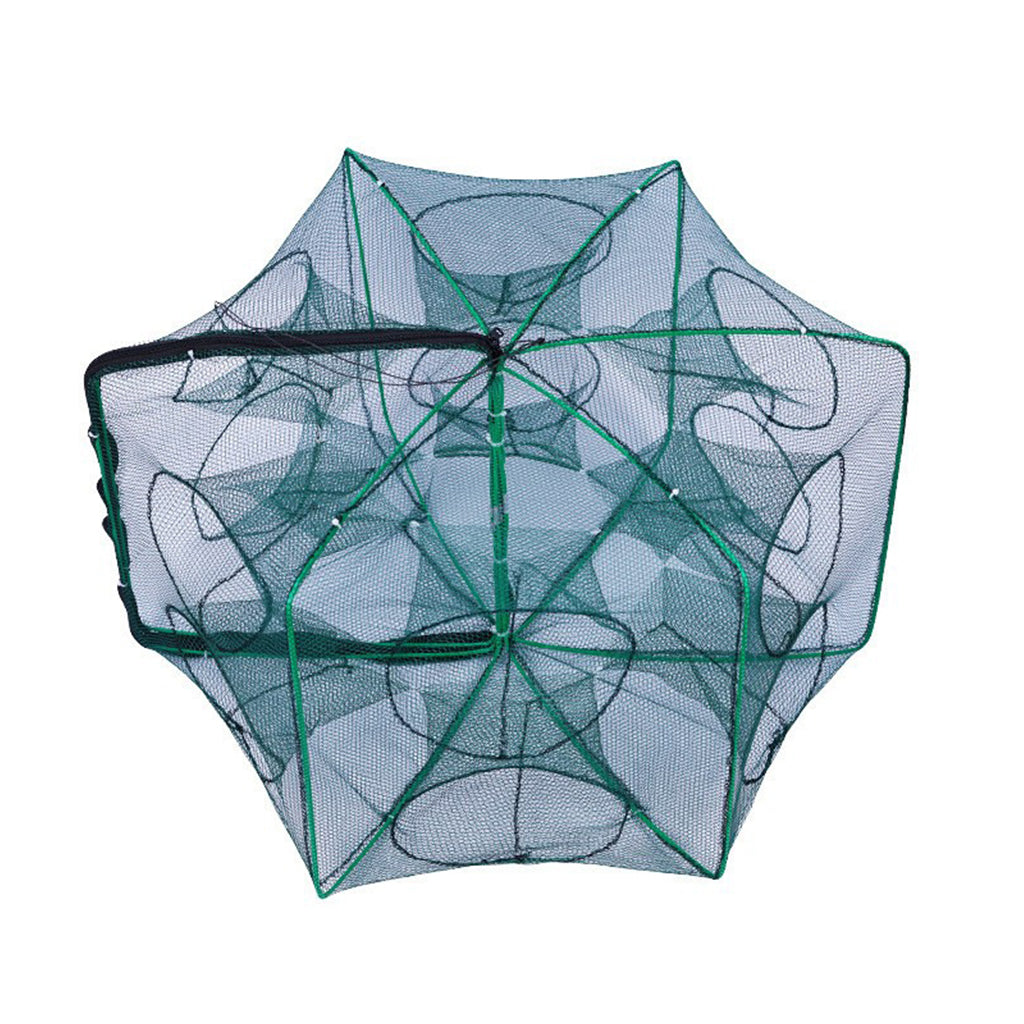 🎣Collapsible Fishing Trap Net with Multi Entrances