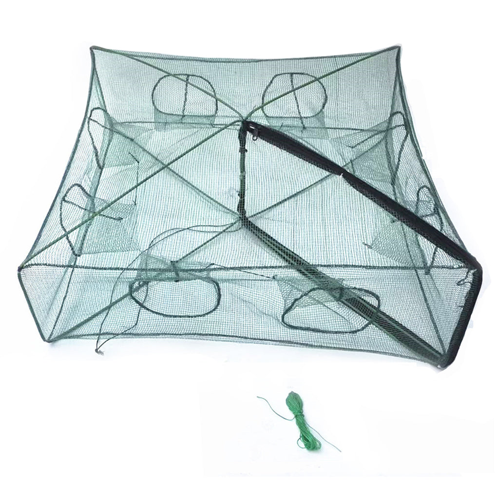 🎣Collapsible Fishing Trap Net with Multi Entrances