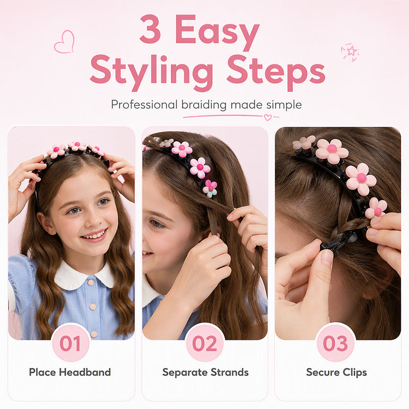 ⏳HOT SALE⏰Buy 1 Get 1 Free🎀Cute Cartoon Hairband for Girls🌺