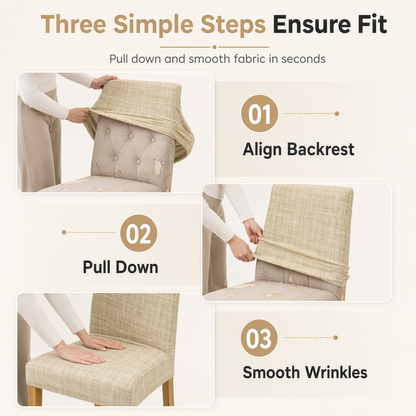 🪑 LIMITED-TIME 50% OFF! ✨ Universal Stretch Plaid Chair Cover – Protective, Easy Fit 🧺