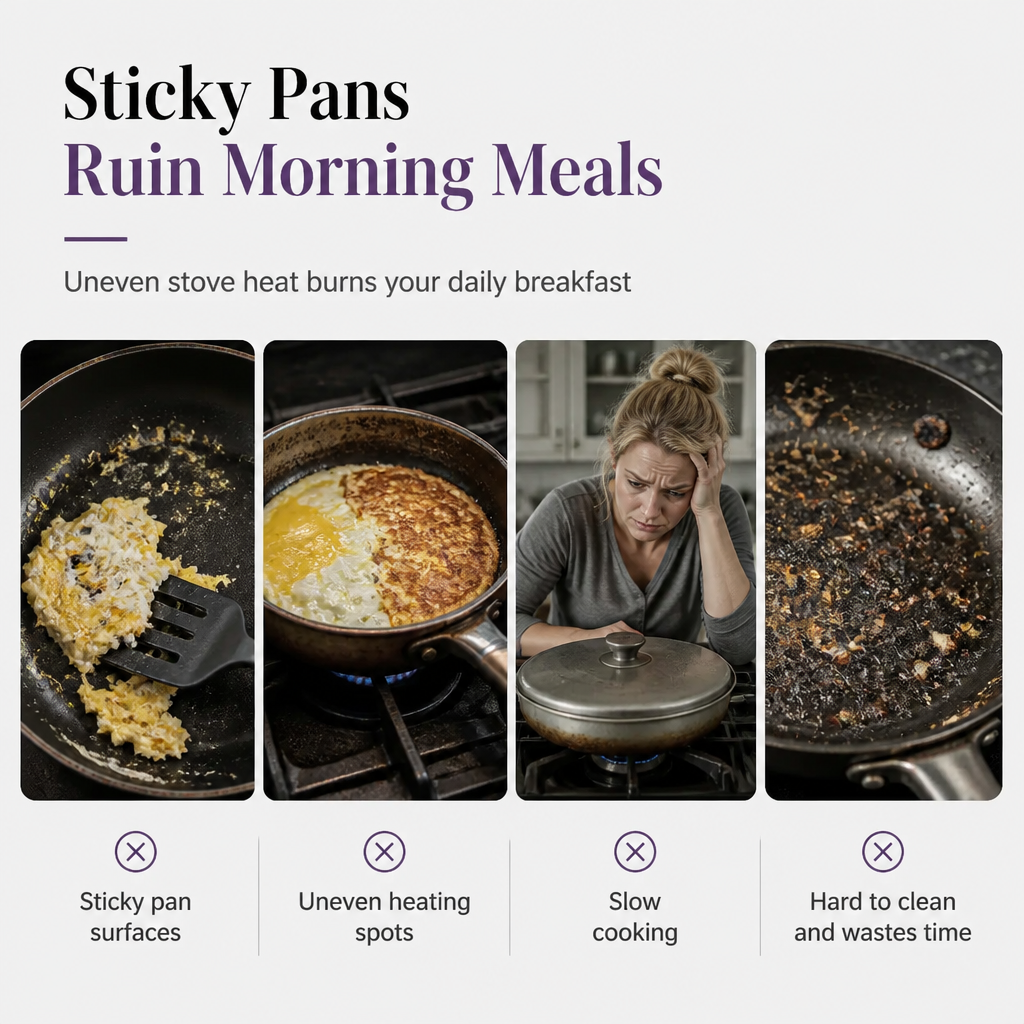 🍳✨ Smart Breakfast Maker – 50% OFF! Dual cooking plates, nonstick release, stainless steel – breakfast in minutes. 💪
