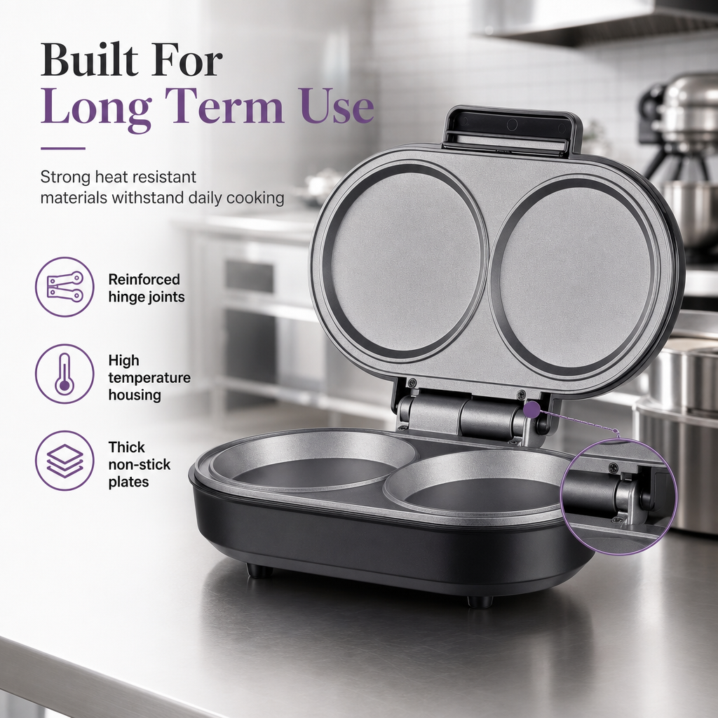 🍳✨ Smart Breakfast Maker – 50% OFF! Dual cooking plates, nonstick release, stainless steel – breakfast in minutes. 💪