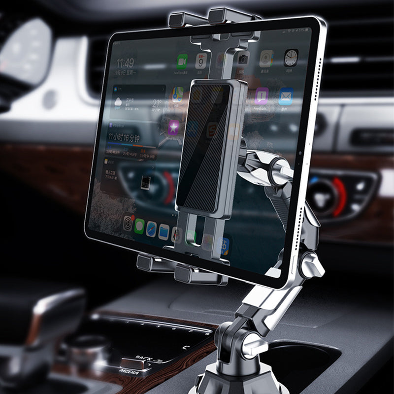 Foldable Car Cup Holder Tablet Mount