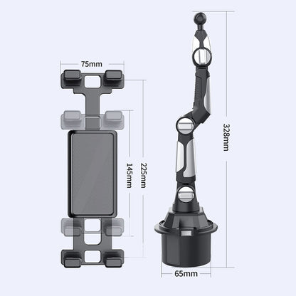 Foldable Car Cup Holder Tablet Mount