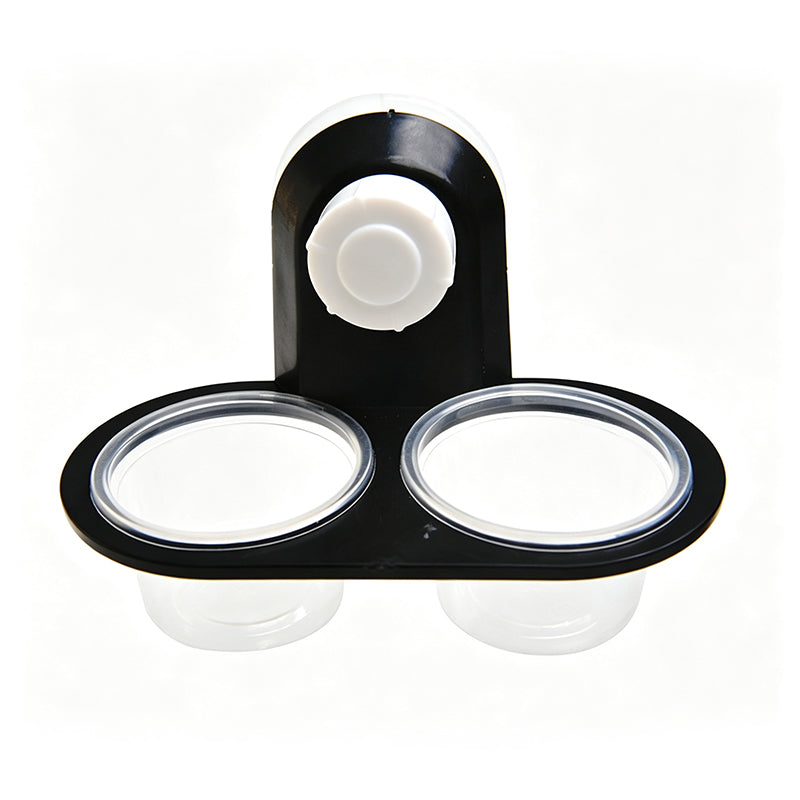 📢📢50% OFF !! ⏰Double Reptile Feeding Ledge with Bowls