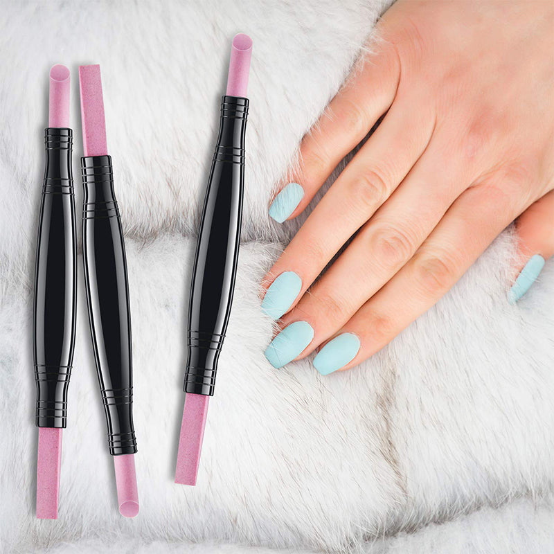 Double-Headed Nail Quartz Nail File Polishing Pen