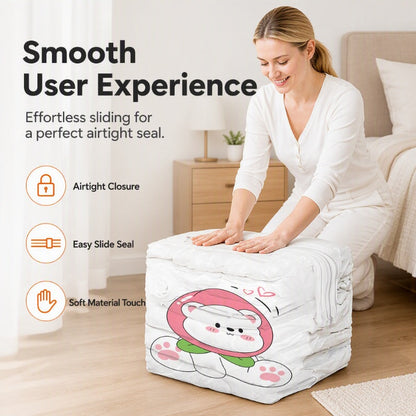 🧺 LIMITED-TIME 50% OFF! ✨ Space-Saving Vacuum Storage Bags – Pump-Free, Durable 🧳