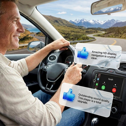 7-Inch Double DIN Car Stereo with iOS & Android Auto
