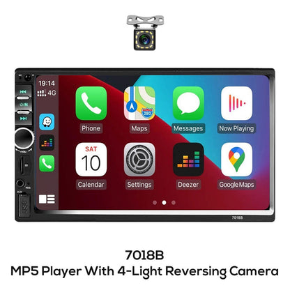 7-Inch Double DIN Car Stereo with iOS & Android Auto