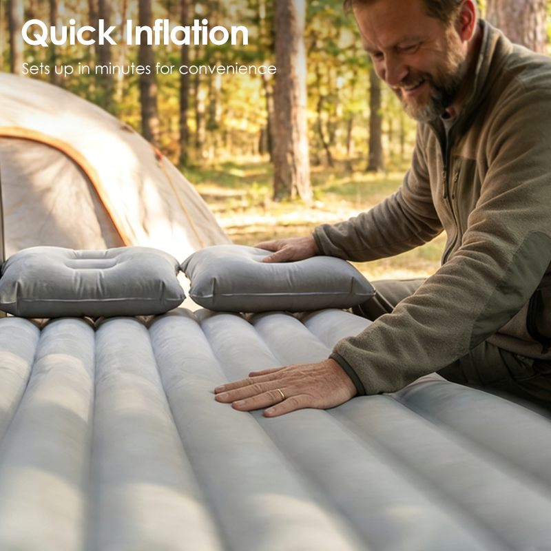 Inflatable Car Air Mattress Travel Bed
