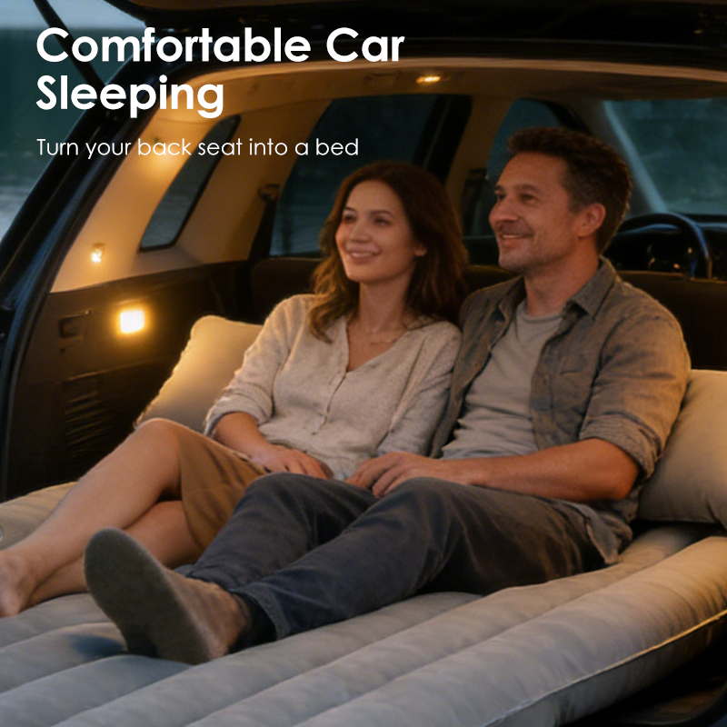 Inflatable Car Air Mattress Travel Bed