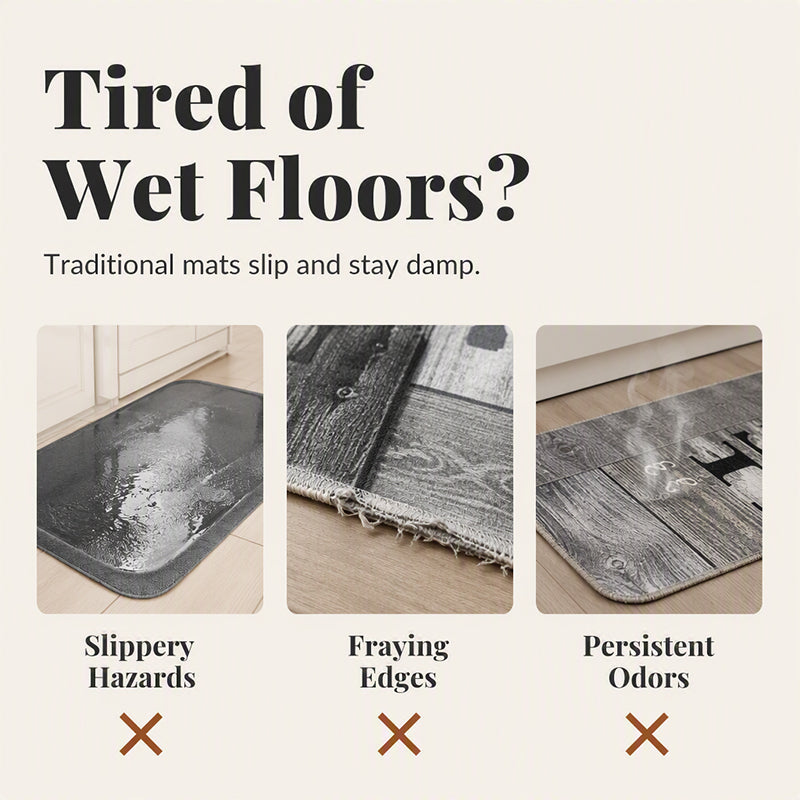 Kitchen Non-Slip Absorbent Floor Mat
